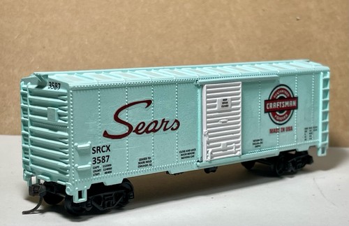 HO Scale 40’ Box Car Sears Craftsman Tools 1950’s Era Custom - Picture 3 of 4