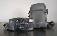 Minolta 90EX Point Shoot Film Camera W/Camera Bag - No Battery Included