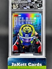 2025 Topps Chrome F1 - Helmet Collection Oliver Bearman #HC-8 RC - TGL 9.5