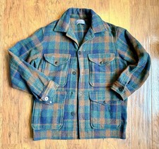 Pendleton Cruiser Jacket Size S Made in USA Mackinaw Wool Hunting Coat