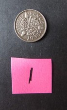 (1) Great Britain Coin: 1935 George V Silver (0.500) Threepence. Worn Condition