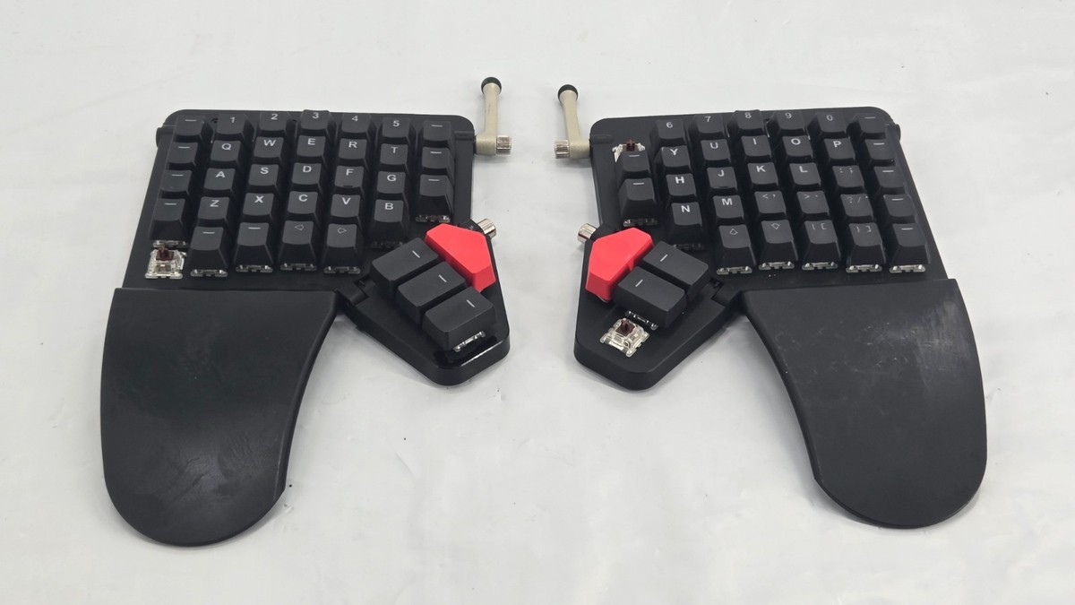 キーボード ZSA Moonlander Mark I Dark Matter Black Black ZSA Moonlander MK1 Ergonomic Split Mech Columnar Keyboard