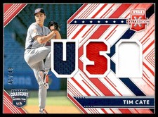 2018 Panini Elite Extra Edition #USAM-TC Tim Cate USA Material Red #/49