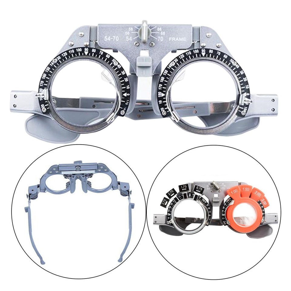 Vision Verification Target Multifunctional Optical Trial Lens Frame Vision Check Durable for Adult ...