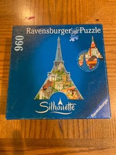 Ravensburger Silhouette Puzzles Eiffel Tower Paris 960 pieces-COMPLETE