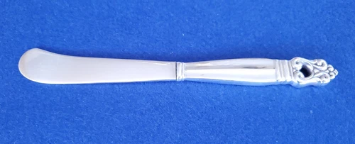 Intl Silver Royal Danish Sterling 925 Hollow Handle Paddle Butter Spreader Solid