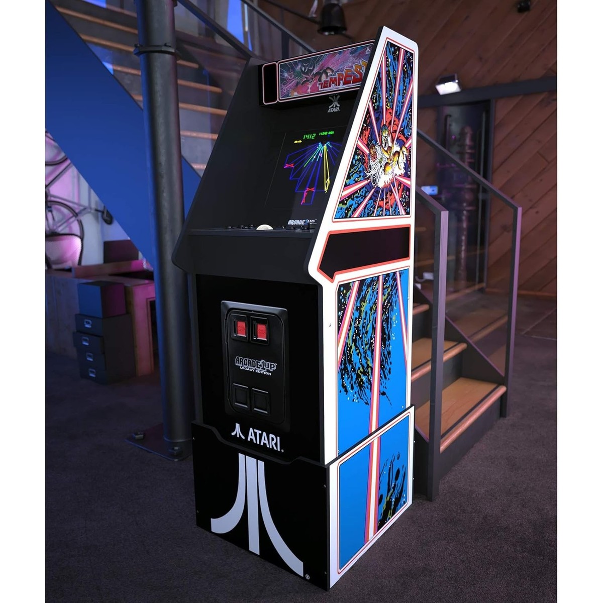 Arcade1Up BANDAINAMCO LEGACY 専用ライザー ARCADE1UP ATARI TEMPEST LEGACY ARCADE MACHINE 12-IN-1 WITH RISER