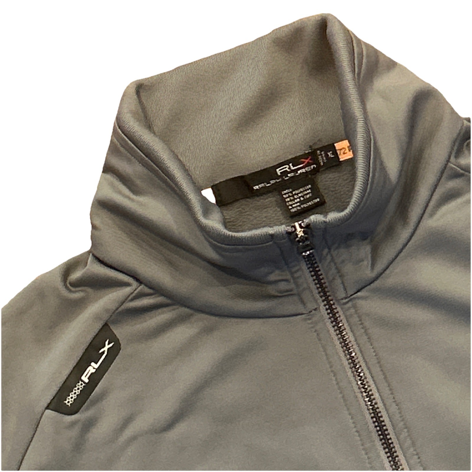 Ralph Lauren RLX 67 Tech Alpine Jacket Men XL Full Zip Golf Ski Hike Gray image 3