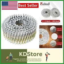 3600 Count 1.5-Inch Hot-Dipped Galvanized Siding Nails for Durable Weatherpro...