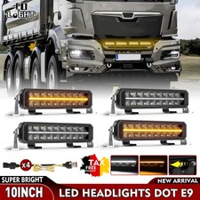 4x ECE abbaglianti LED 24 Volt lampade spot adatti per MAN TGA TGS TGL TGX