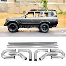 For Toyota Land Cruiser 2.5" Straight Bend DIY Mandrel Exhaust Pipe Tubing Kit
