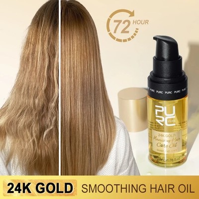 PURC Nourishing Hair Oil Smoothing Soft Repair Damaged Frizz Dry Hair Treatment