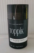 Toppik Black Hair Building Fibers,  Full Hair Instantly 0.42oz/12g