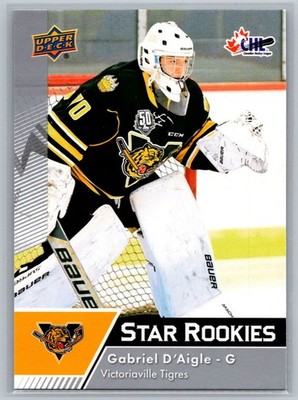 #353 Gabriel D'Aigle 2022-23 Upper Deck CHL Victoriaville Tigres