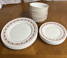 Arcopal Homespun Holiday Hearts | Set 7Dinner...