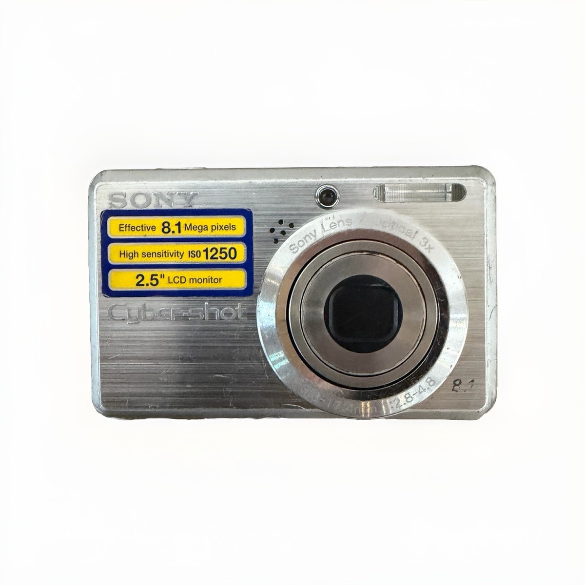Sony Cyber-shot DSC-S780 8.1MP Digital Camera - Silver