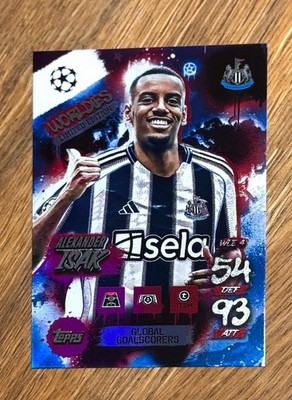 Match Attax 25/26 Isak Global Goalscorer Newcastle United #WLE4 Champions League