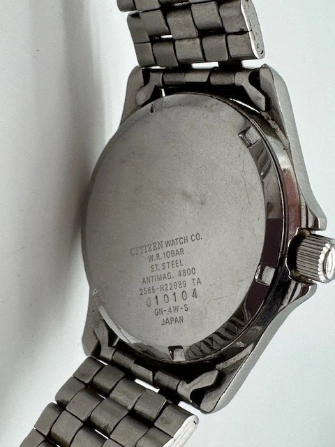 Reloj Hombre Citizen Forma 2565-H22889 Tono Plateado Cuarzo Día Fecha Batería Nueva Foto 4 de 4