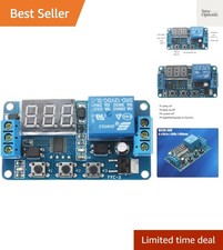 1Pcs Automation DC 12V Time Delay Relay Module LED Display Digital Delay Time...