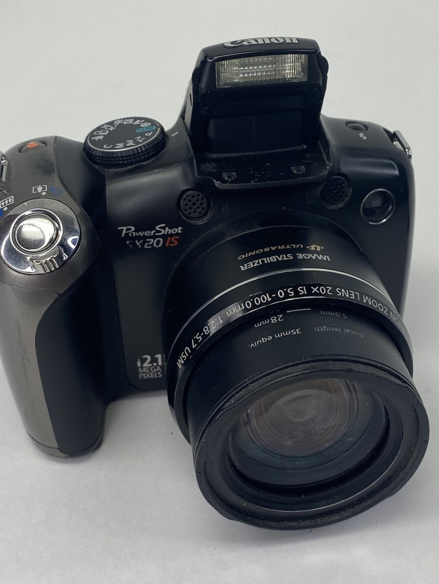 Canon PowerShot SX20 IS 12.1MP 20x Zoom Digital Camera -PC1438