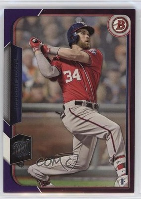 2015 Bowman Purple 43/250 Bryce Harper #95 15sd