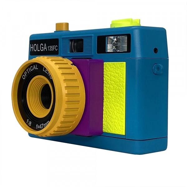 Holga 135FC 35mm Film Camera with Flash- Retro Neon NEW NIB  - Image 2 of 4