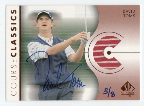 2004 Upper Deck SP Authentic Buyback Course Classics David Toms 3/8
