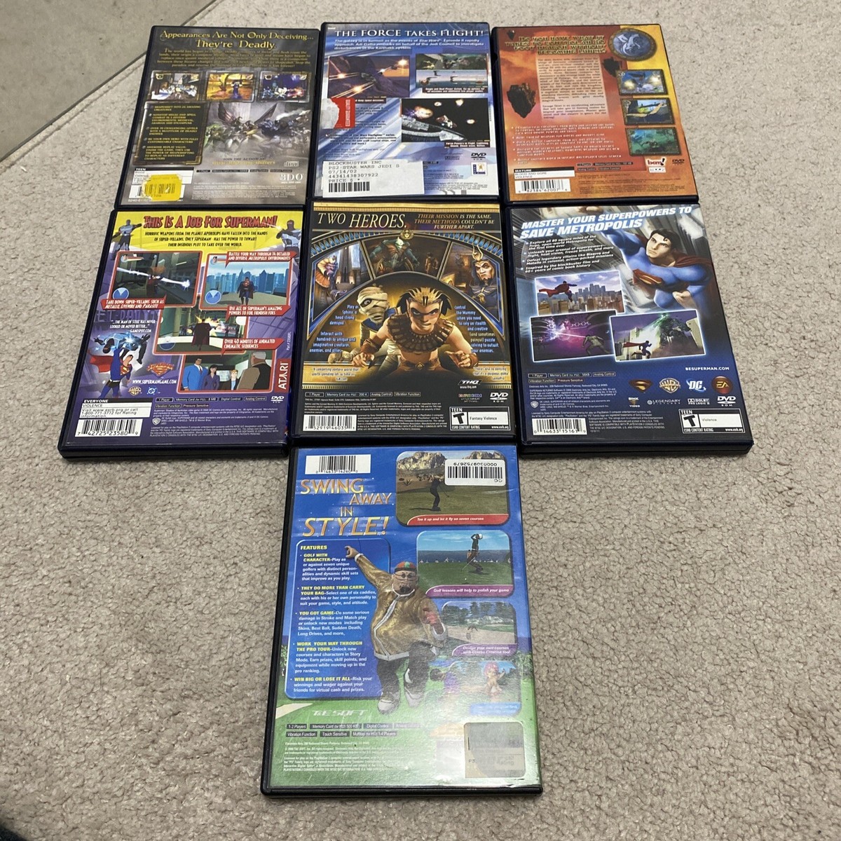 7x Sony PlayStation 2 PS2 Games Bundle Complete CIB With Manual