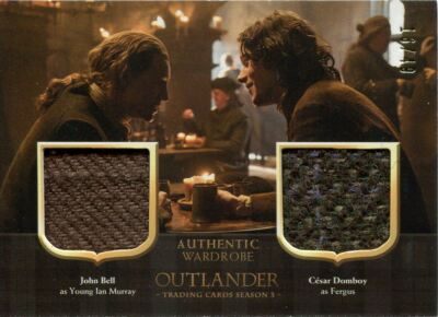 Outlander Season 3 Dual Wardrobe Card DM4 Ian Murray & Cesar Domboy
