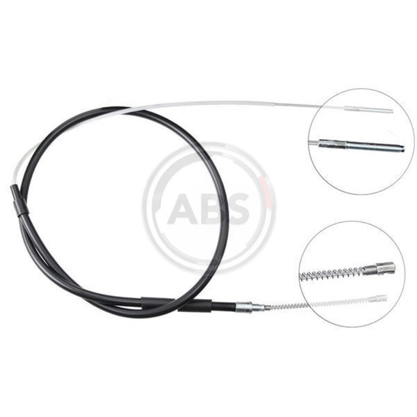 A.B.S. Handbremsseil Bremsseil Links Rechts Passend FüR VW Golf I Jetta-image