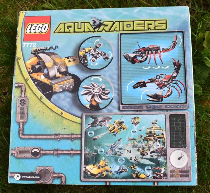 Lego Aqua Raiders 7772 RAR Lobster Strike Atlantis Scuba Diver NEU OVP