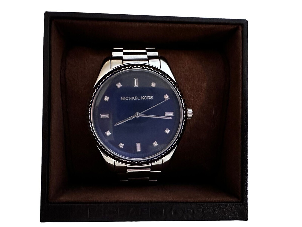 Authentic-  Michael Kors Blake Blue Dial Stainless Steel Women\'s Michael Kors Women main image 2