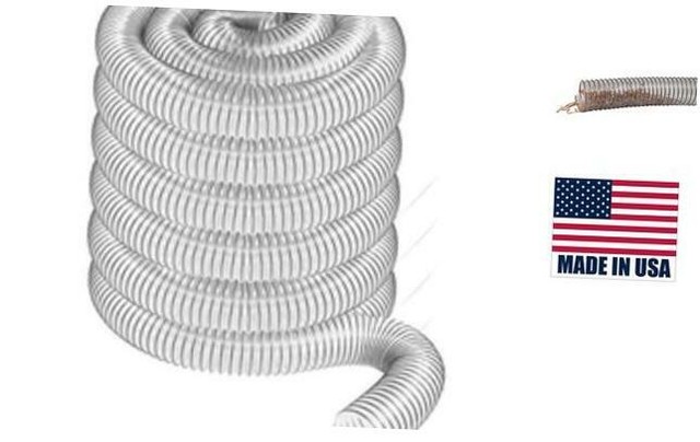 4 x 50 CLEAR PVC DUST COLLECTION HOSE BY PEACHTREE 