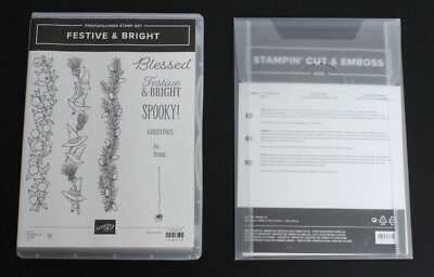 Stampin Up Stempelset  Festive & Bright  + Stanzformen ''Festliche Girlanden''