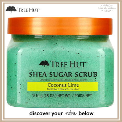 Tree Hut Shea Sugar Body Scrub Coconut Lime 18 Oz Exfoliante De Azucar De Karite