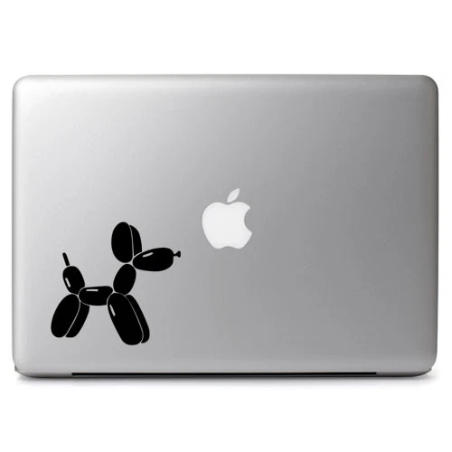 Balloon Animal Dog Decal Sticker for Car Window Bumper Wall Door Decor Laptop - Image 2 of 4
