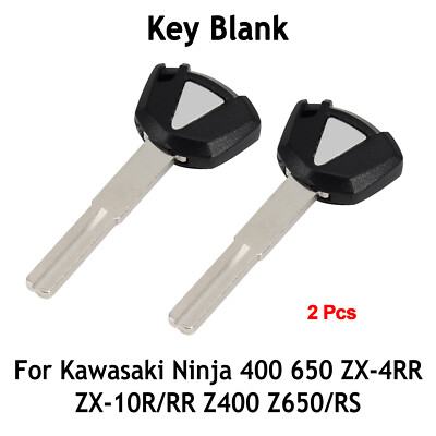 2x Uncut Key Blank Replacement For Kawasaki Ninja 400 ZX-10R ZX