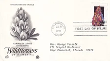 STAMP US SCOTT 2664 "Harlequin Lupine" 29 CENT 1992 FDC - C