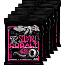 6 SETS Pack Ernie Ball Cobalt Slinky 2723 Electric Guitar Strings 9-42