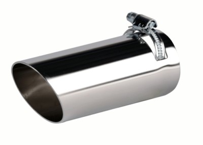 Auspuffblende BASIC-LINE rund/schräg, für Auspuff-Durchmesser 32-45 mm