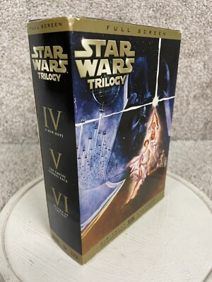 Vintage 20th Century Fox George Lucas Star Wars Trilogy 3 DVD
