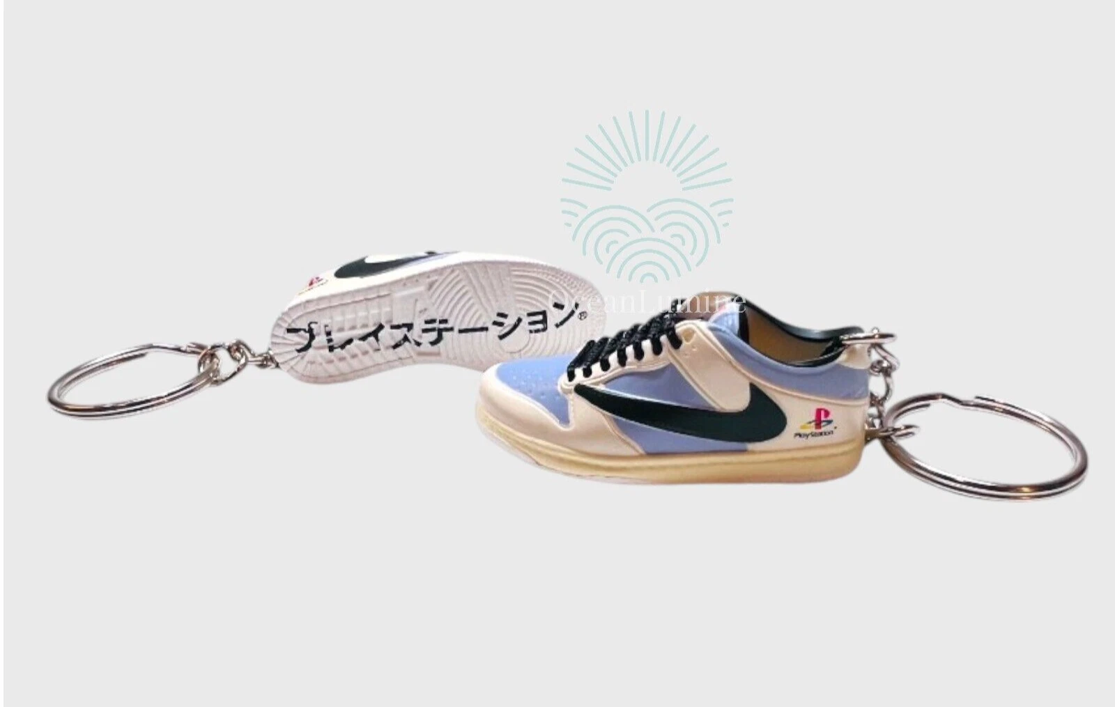 Rare Porte clés Mini Baskets SB Dunk Low avec Boîte à Chaussures 3D Cadeau/Charm Haute Qualité