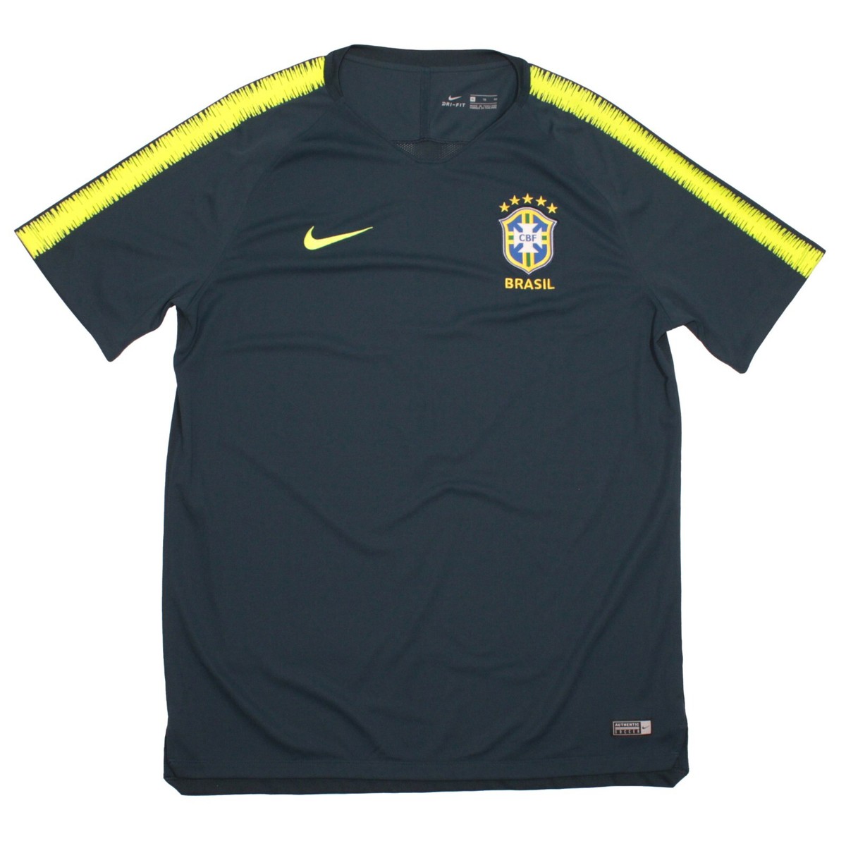 BRASIL CBF Soccer Jersey Kit size XL NIKE T Shirt Brazil 2018