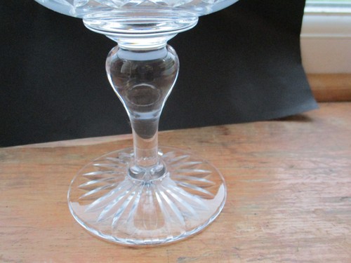 Vintage Stuart Crystal - Compote Comport Dish Pedestal Glass Dish - Picture 2 of 8