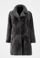 Celtic & Co Reversible Teddy Coat Size 10, Colour Otter Brand New