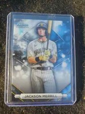 JACKSON MERRILL (RC) Bowman/Topps/Finest/Chrome/Refractors/Base/Color/1st