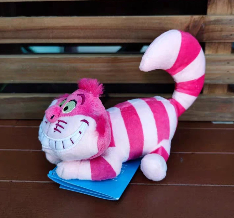 Disney  Store Cheshire cat Shoulder Plush toy Magnetic Pal Alice in Wonderland - Image 2 of 4