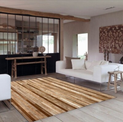 Premium Handmade Leather Rugs carpet Unique Designs for Your Home Decor 33