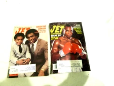 2-Vintage Jet Magazines Sugar Ray Leonard Covers 81/88