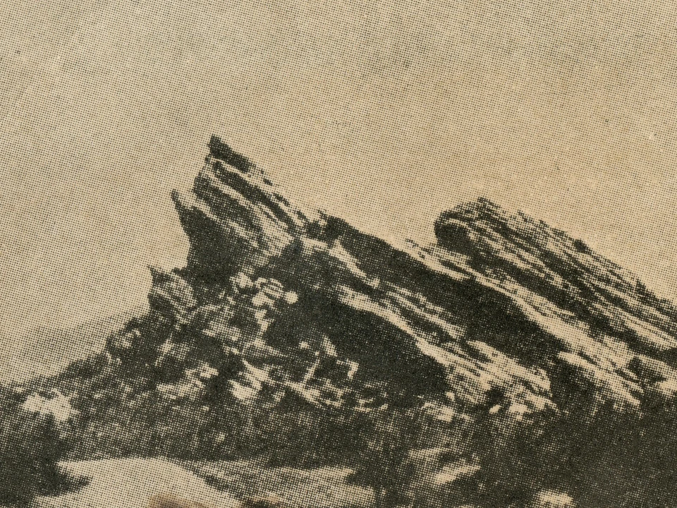 Póster folleto vintage de Vásquez Rocks - películas del desierto del suroeste occidental Foto 3 de 4